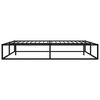vidaXL Cadre de lit sans matelas noir m&eacute;tal 140x200 cm