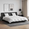 vidaXL Ensemble de Duvet avec oreiller 3 pcs Blanc Plume de canard