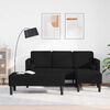 vidaXL Ensemble de Canap&eacute;s avec coussin 2 pcs Noir Polyester