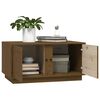 vidaXL Table basse Marron miel 80x50x40 cm Bois massif de pin