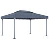 vidaXL Tonnelle 400x300 cm Anthracite Aluminium