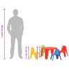 vidaXL Ensemble de table et chaises pour enfants PP