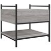vidaXL Table basse sonoma gris 50x50x50 cm bois d'ing&eacute;nierie