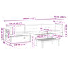 vidaXL Salon palette de jardin avec coussins 4pcs bois d'acacia massif