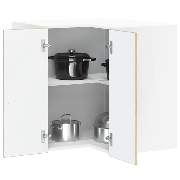 vidaXL Armoire d'angle murale de cuisine Porto ch&ecirc;ne sonoma