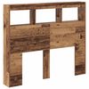 vidaXL T&ecirc;te de lit Bois Ancien 120 x 17 x 102 cm Bois d'ing&eacute;nierie