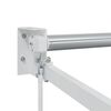 vidaXL Cadre de store r&eacute;tractable manuel Blanc 3,5 x 2 m Aluminium