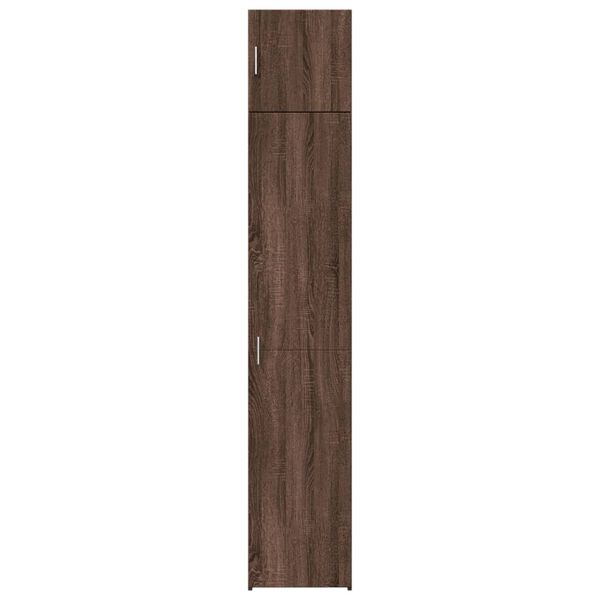 vidaXL Armoire de rangement mince ch&ecirc;ne marron 40x42,5x225 cm