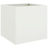 vidaXL Jardini&egrave;re blanc 49x47x46 cm acier