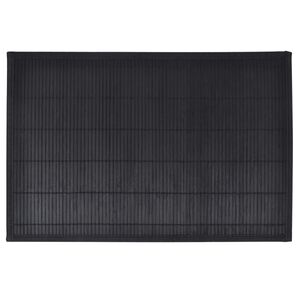 vidaXL Napperons 6 pcs Bambou 30 x 45 cm Noir