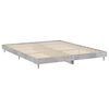 vidaXL Cadre de lit sans matelas gris b&eacute;ton 160x200 cm