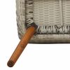 vidaXL Ensemble de salle &agrave; manger pour jardin 5 pcs Gris clair