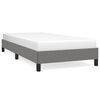 vidaXL Cadre de lit sans matelas gris fonc&eacute; 90x200 cm tissu