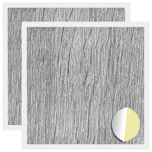 vidaXL Couverture de vis auto-adh&eacute;sive 2 pcs Gris Sonoma &Oslash; 20 x 0,5 mm