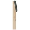 vidaXL T&ecirc;te de lit capitonn&eacute;e Gris fonc&eacute; 180 cm Pin massif