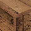 vidaXL Table d'appoint Bois ancien 30,5 x 30 x 45 cm Bois d'ing&eacute;nierie