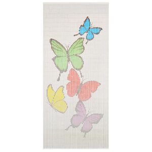 vidaXL Rideau de porte contre insectes Bambou 90 x 200 cm