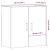 vidaXL Armoire murale vieux bois 60x31x60 cm bois d'ingénierie