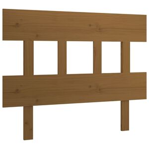 vidaXL T&ecirc;te de lit Marron miel 93,5x3x81 cm Bois massif de pin