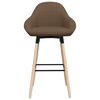 vidaXL Tabourets de bar lot de 2 Marron Tissu