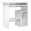 vidaXL Bureau Blanc brillant 80x45x74 cm Bois d’ingénierie