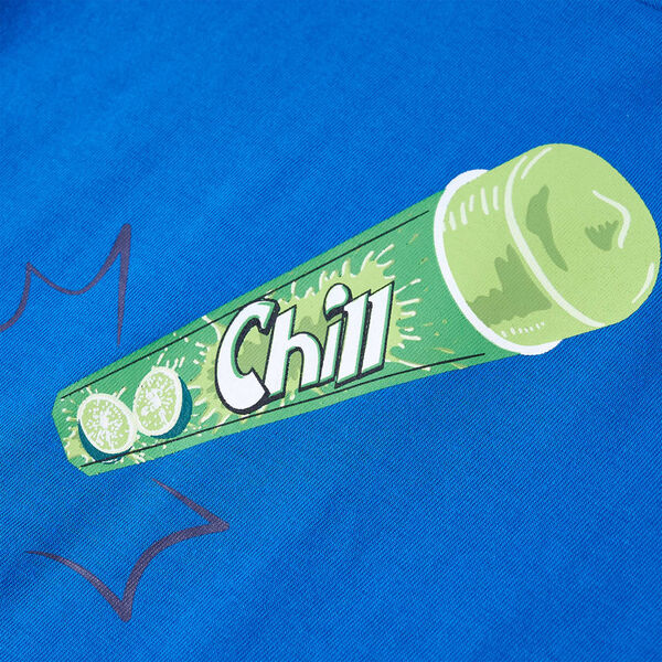 T-shirt pour enfants bleu vif 92