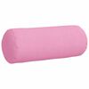 vidaXL Coussins d'accent 2 pcs Rose &Oslash; 15 x 40 cm tissu
