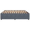 vidaXL Cadre de lit sans matelas gris fonc&eacute; 200x200 cm velours