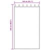 vidaXL Rideaux en velours 2 pcs Gris Argent&eacute; 245 x 140 cm Velours