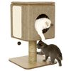 Jack and Vanilla Support d'arbre &agrave; chat Molly 42x42x67 cm Marron
