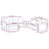 vidaXL Ensemble de canap&eacute;s 3 pcs coussins Gris clair Tissu microfibre
