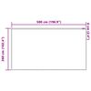 vidaXL Rideau en Dentelle Floral Blanc 260 x 500 cm Polyester