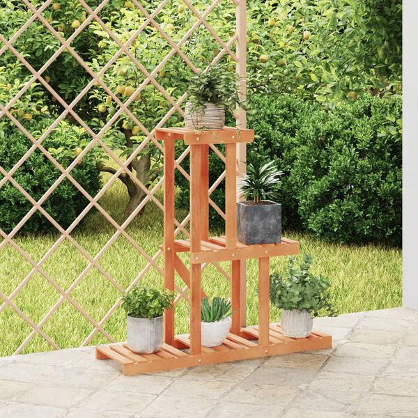 vidaXL Support &agrave; fleurs 81x25x75,5 cm bois massif de sapin