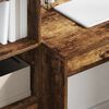 vidaXL Bureau avec tiroir 2 pcs Ch&ecirc;ne fum&eacute;