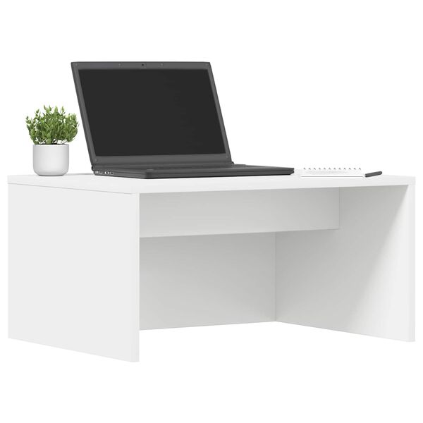 vidaXL Bureau mural Blanc 60 x 45 x 30 cm Bois d'ing&eacute;nierie