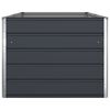 vidaXL Jardini&egrave;re Anthracite 195 x 100 x 45 cm Acier galvanis&eacute;