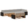 vidaXL Ensemble de canap&eacute;s d'ext&eacute;rieur 9 pc