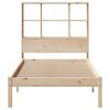 vidaXL Lit biblioth&egrave;que sans matelas 90x200 cm bois de pin massif