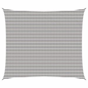 vidaXL Voile d'ombre 6 x 8 m HDPE Rectangulaire Gris clair et blanc