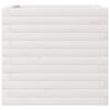 vidaXL Jardini&egrave;re blanc 50x50x45,5 cm bois de pin massif