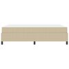 vidaXL Cadre de lit avec matelas Gris Vert Clair 140 x 200 cm tissu