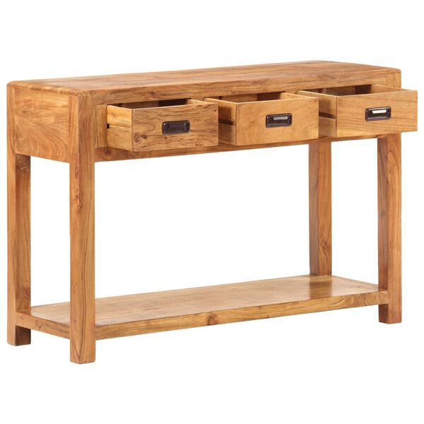 vidaXL Table console 110x40x76cm Bois d'acacia massif et finition miel