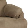 vidaXL Fauteuil de massage Taupe Similicuir daim