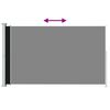 vidaXL Auvent lat&eacute;ral r&eacute;tractable de patio 220x300 cm Noir
