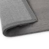 vidaXL Tapis 120x160 cm Fausse fourrure de lapin Gris fonc&eacute;
