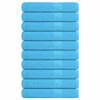 vidaXL Serviettes FROGN 10 pcs turquoise 100x200 cm 360 g/m&sup2;
