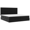 vidaXL Lit de Rangement Noir 200 x 200 cm Cuir synth&eacute;tique