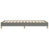 vidaXL Cadre de lit sans matelas gris fonc&eacute; 90x190 cm tissu