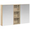 vidaXL Ensemble de Meubles de Salle de Bain 3 pc 80 x 10,5 x 50 cm
