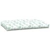 vidaXL Coussins de palette lot de 3 motif de feuilles tissu